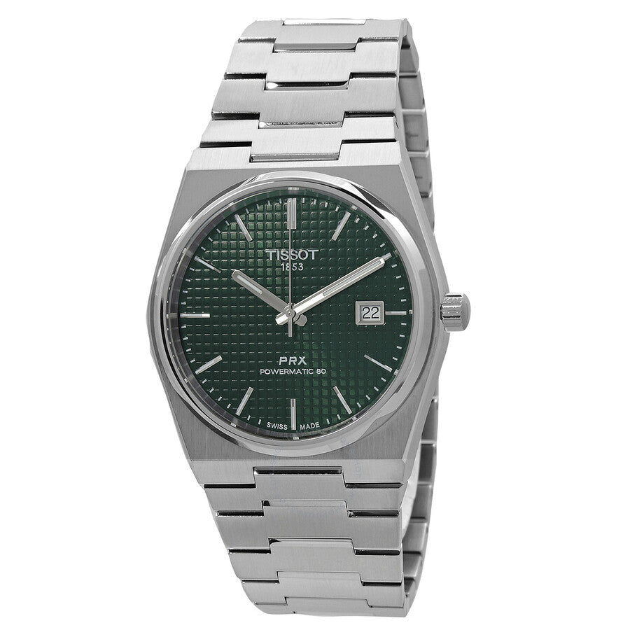 Tissot PRX Powermatic 80 Automatic Green Dial Men's Watch T137.407.11.091.00 - Dawson Watches
