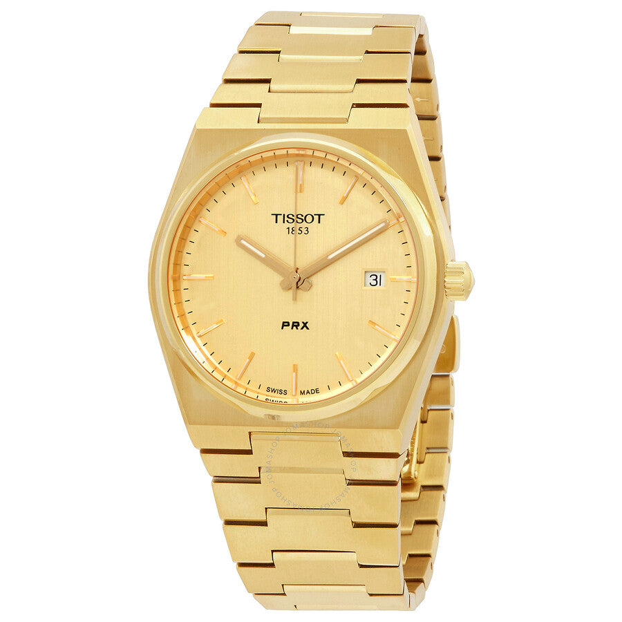 Tissot PRX Quartz Champagne Dial Men's Watch T137.410.33.021.00 - Dawson Watches