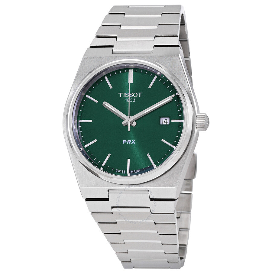 Tissot PRX T-Classic Quartz Green Dial Men's Watch T1374101109100 - Dawson Watches