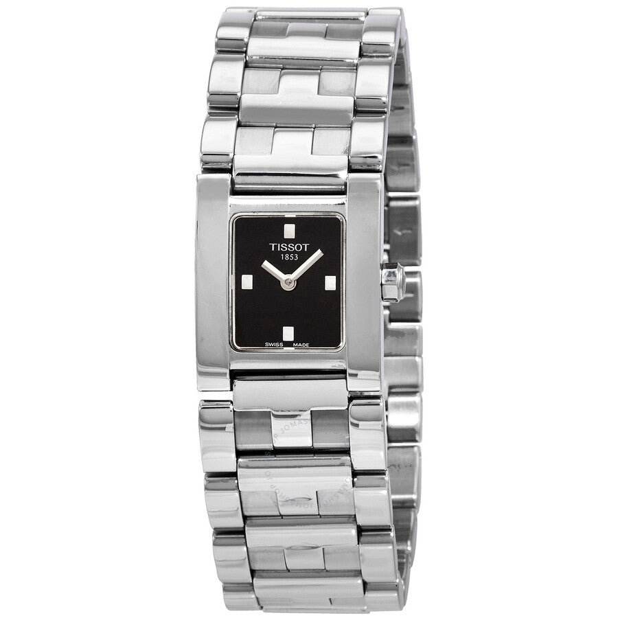 Tissot Quartz Black Dial Ladies Watch T63.1.185.51 - Dawson Watches