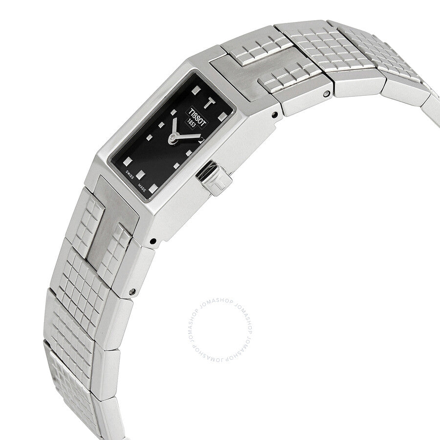 Tissot Quartz Black Dial Stainless Steel Ladies Watch T04.1.185.51 - Dawson Watches #2