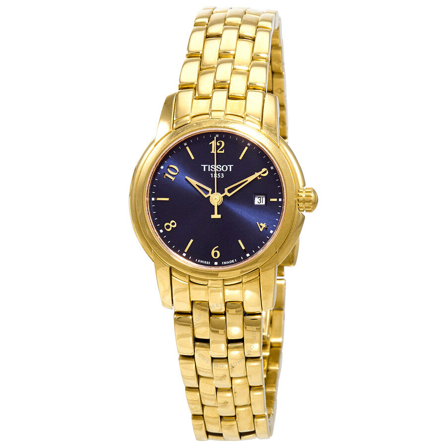 Tissot Quartz Blue Dial Ladies Watch T97.5.181.42 - Dawson Watches