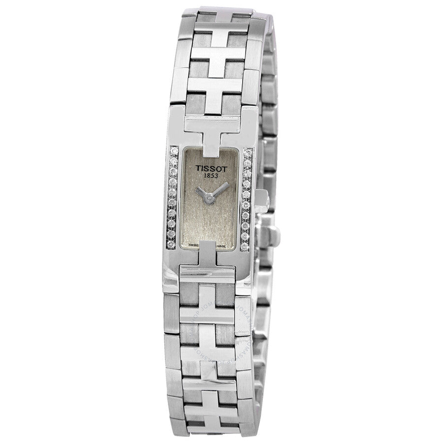Tissot Quartz Diamond Silver Dial Ladies Watch T50.1.385.30 - Dawson Watches