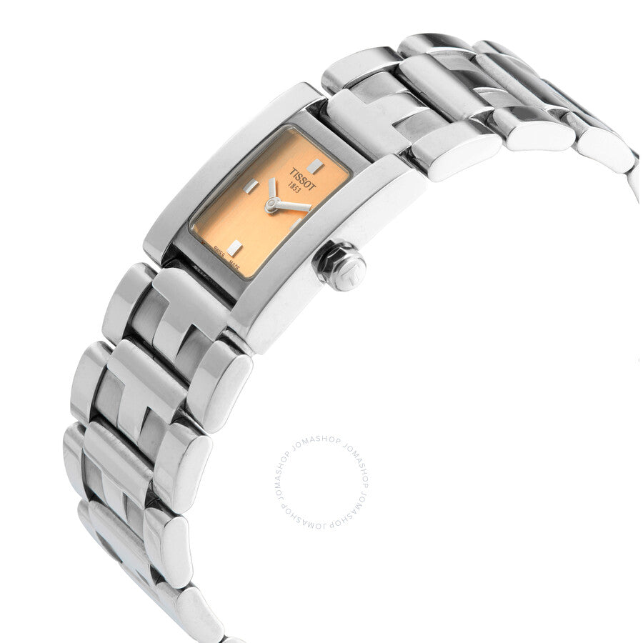 Tissot Quartz Orange Dial Ladies Watch T63.1.185.61 - Dawson Watches #2