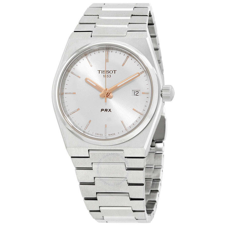 Tissot PRX Quartz Silver Dial Ladies Watch T1372101103100 - Dawson Watches