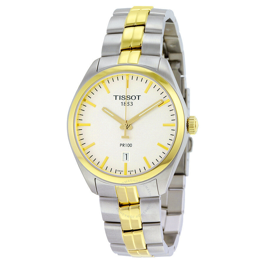 Tissot Quartz Silver Dial Two-tone Men's Watch T1014102203100 - Dawson Watches