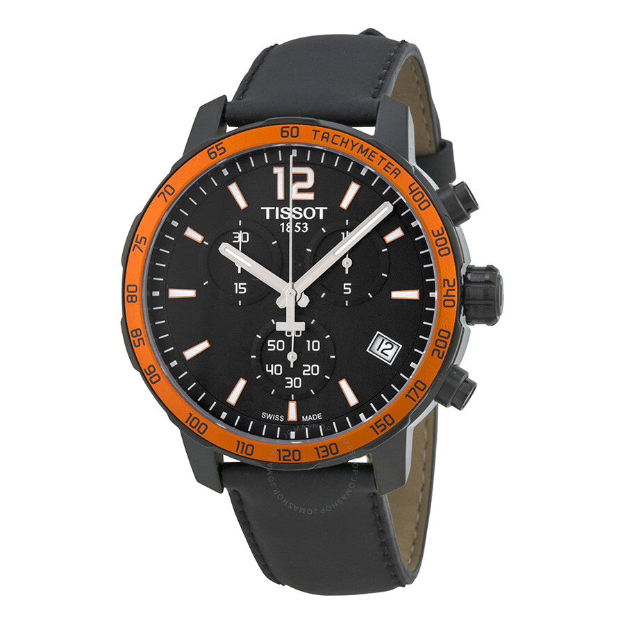 Tissot Quickster Chronograph Black Dial Men's Watch T095.417.36.057.01 - Dawson Watches