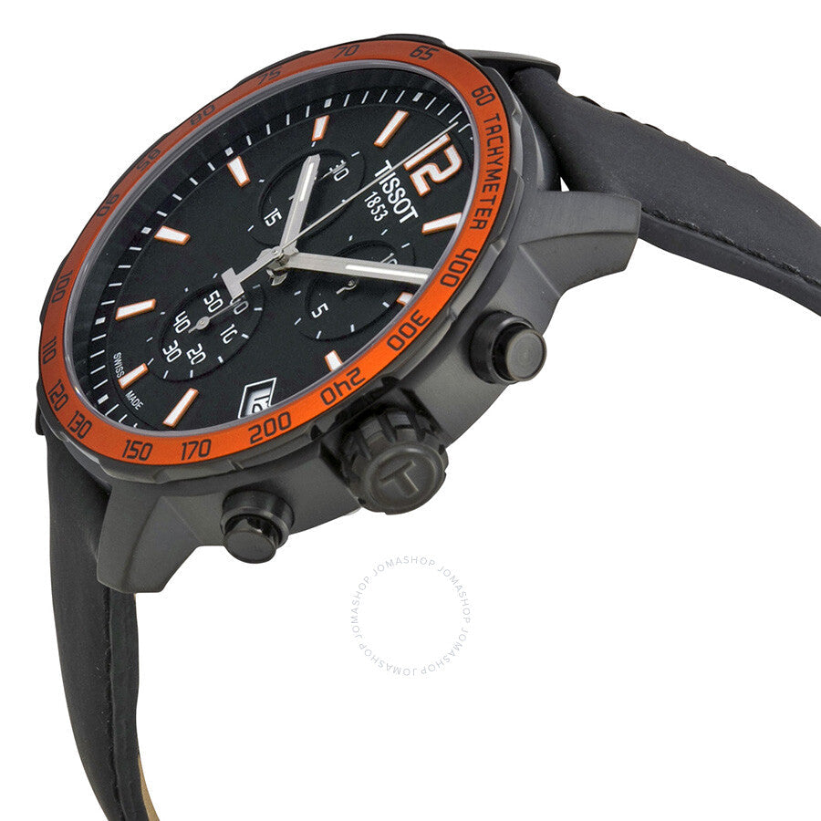 Tissot Quickster Chronograph Black Dial Men's Watch T095.417.36.057.01 - Dawson Watches #2