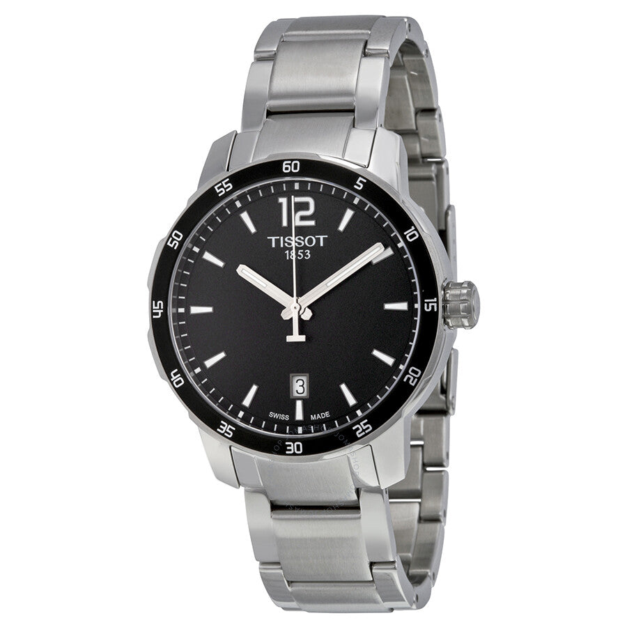 Tissot Quickster Black Dial Stainless Steel Men's Watch T0954101105700 - Dawson Watches