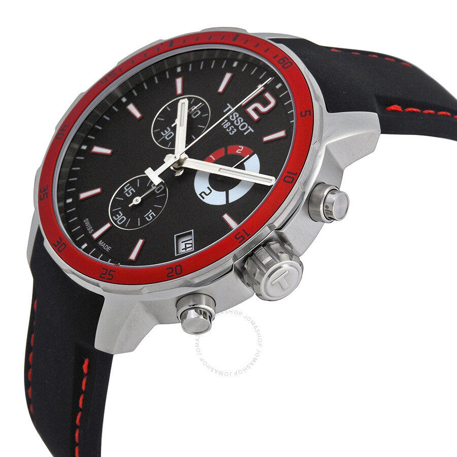 Tissot Quickster Chronograph Black Dial Men's Watch T0954491705701 - Dawson Watches #2