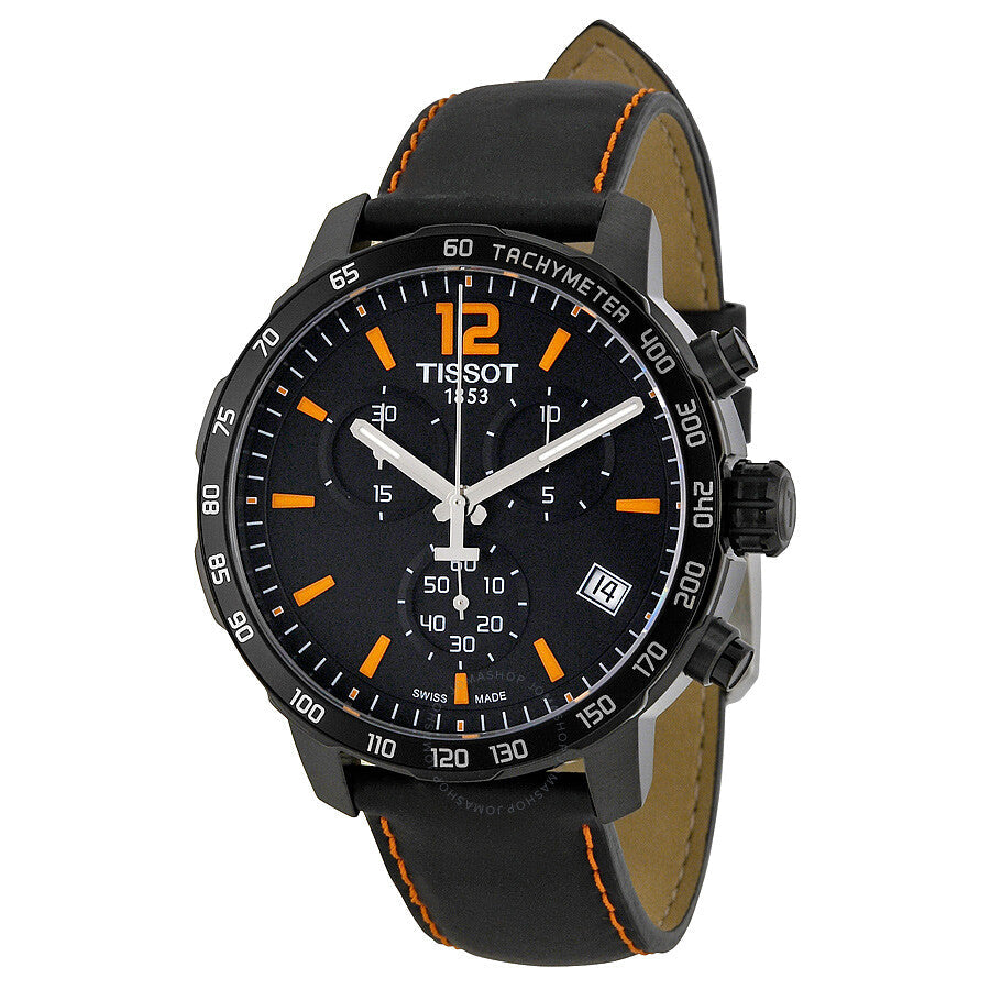 Tissot Quickster Chronograph Black Dial Men's Watch T0954173605700 - Dawson Watches