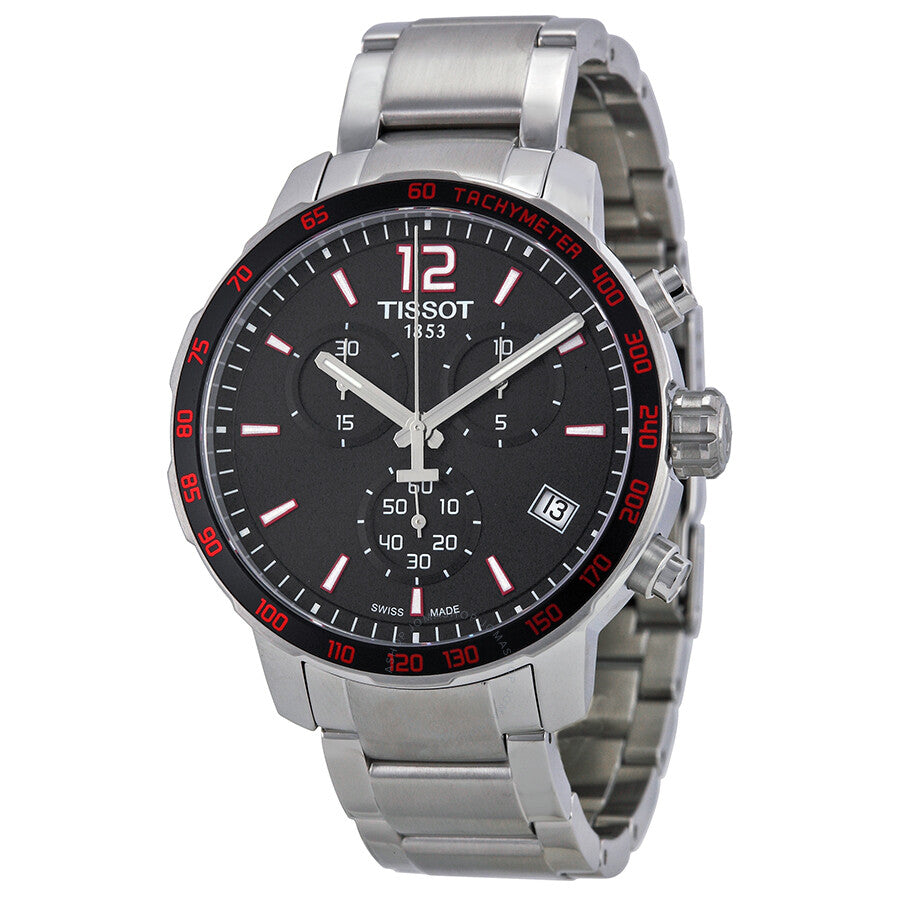 Tissot Quickster Chronograph Black Dial Men's Watch T0954171105700 - Dawson Watches