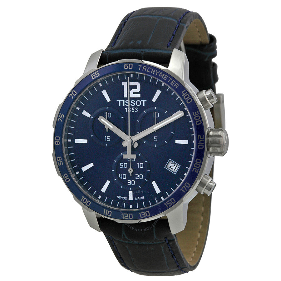 Tissot Quickster Chronograph Blue Dial Men's Watch  T0954171604700 - Dawson Watches