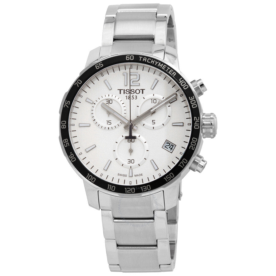Tissot Quickster Chronograph Quartz Silver Dial Men's Watch T095.417.11.037.02 - Dawson Watches