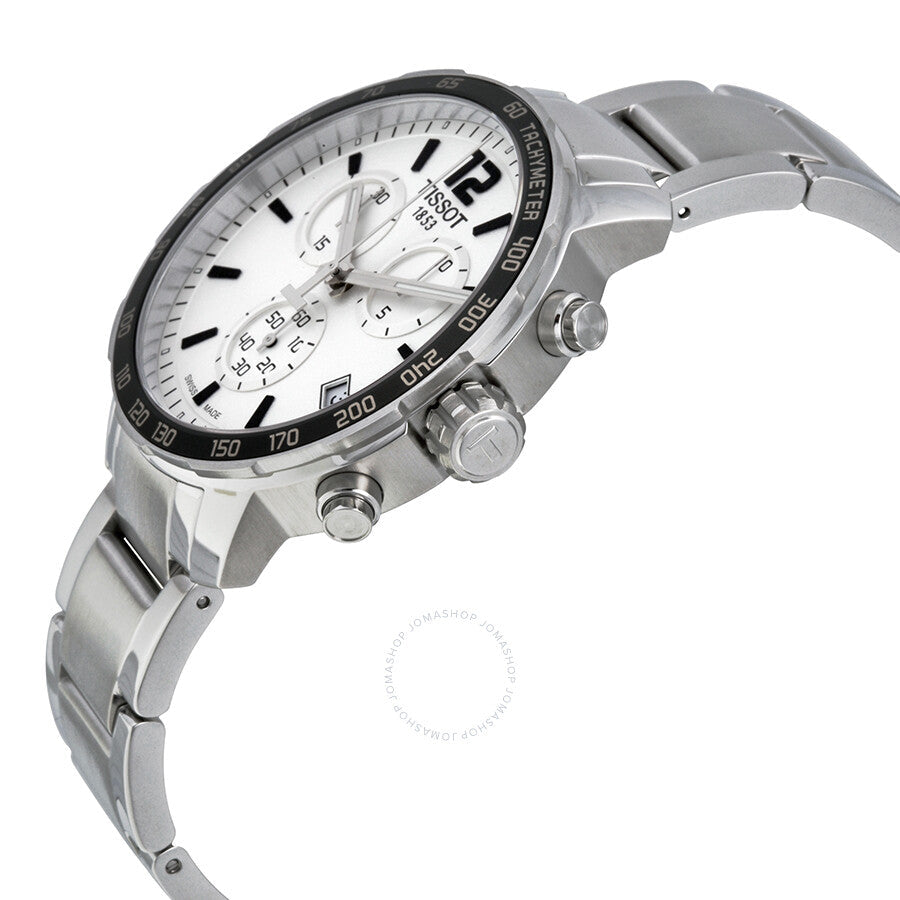 Tissot Quickster Chronograph Silver Dial Men's Watch T0954171103700 - Dawson Watches #2