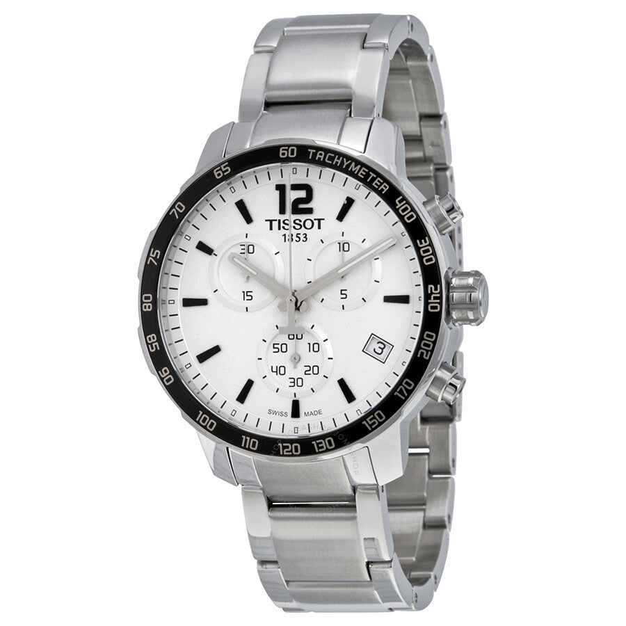 Tissot Quickster Chronograph Silver Dial Men's Watch T0954171103700 - Dawson Watches