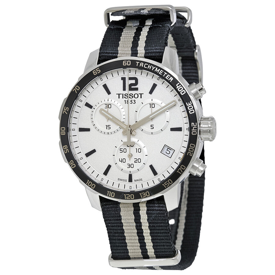 Tissot Quickster Chronograph Silver Dial Men's Watch T0954171703710 - Dawson Watches
