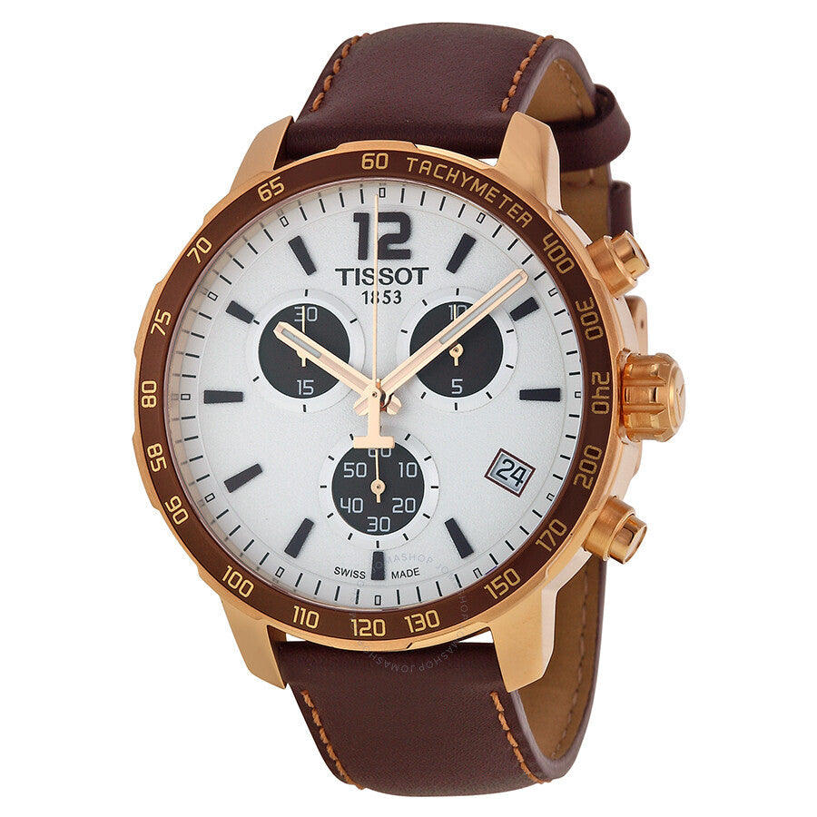 Tissot Quickster Chronograph Silver Dial Unisex Watch T095.417.36.037.01 - Dawson Watches