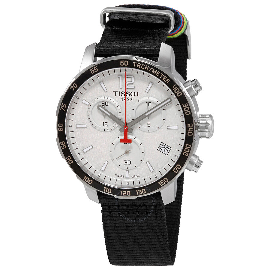 Tissot Quickster Chronograph UCI Special Edition Quartz White Dial Men's Watch T095.417.17.037.36 - Dawson Watches