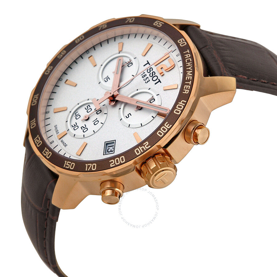 Tissot Quickster Chronograph White Dial Men's Watch T0954173603700 - Dawson Watches #2
