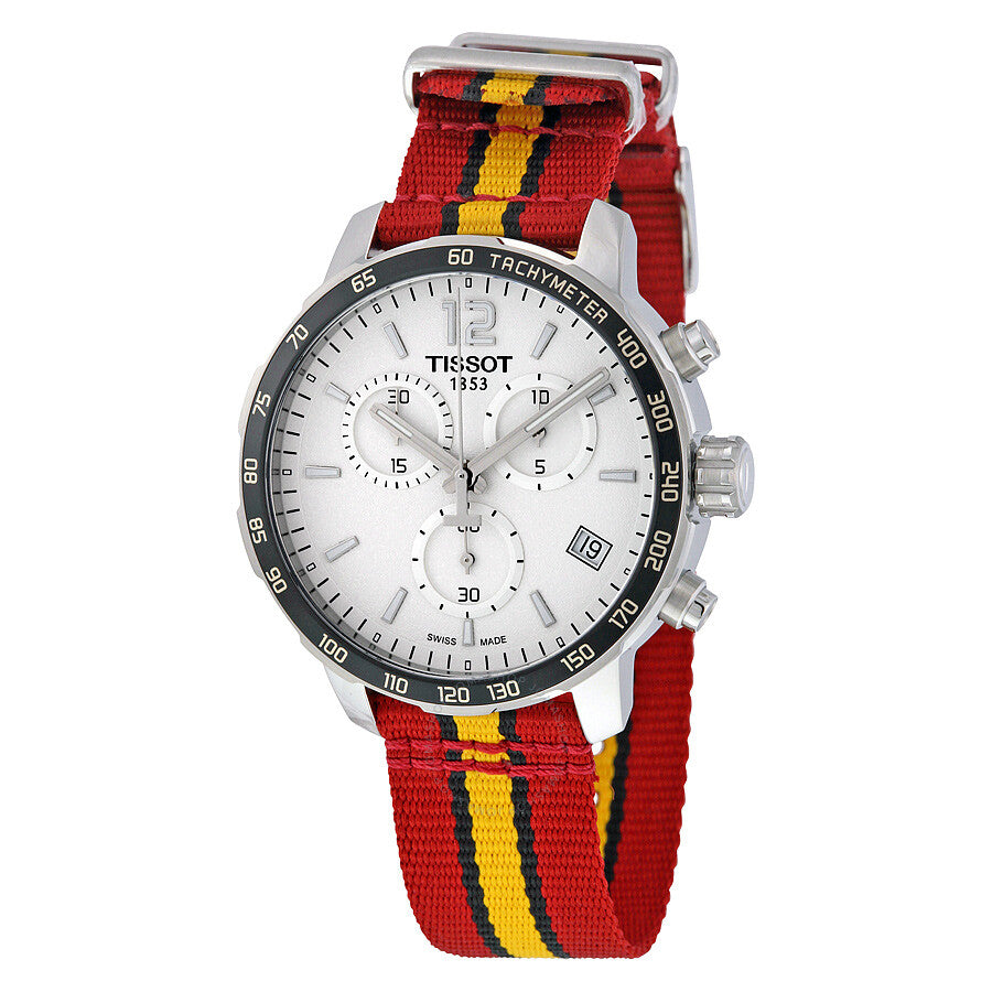 Tissot Quickster Miami Heat NBA Special Edition Silver Dial Men's Watch T0954171703708 - Dawson Watches