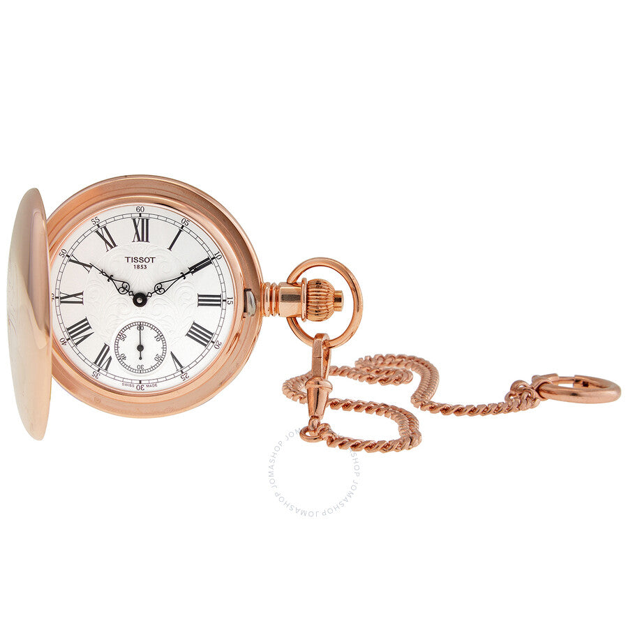 Tissot Savonnette Hand Wind Silver Dial Men's Pocket Watch T864.405.99.033.01 - Dawson Watches