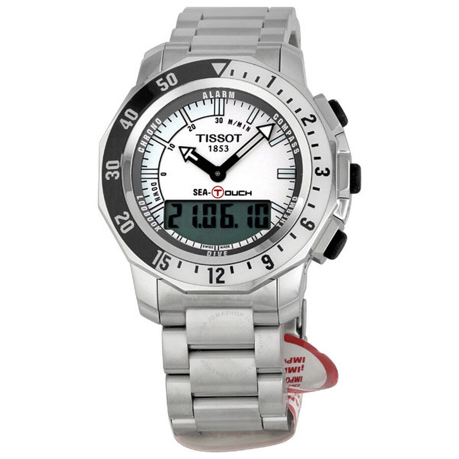 Tissot Sea Touch Chronograph White Dial Men's Watch T026.420.11.031.00 - Dawson Watches
