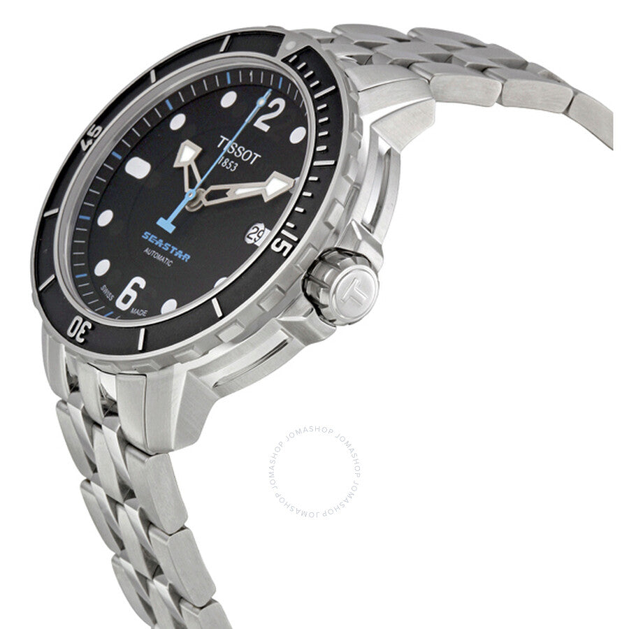 Tissot Seastar 1000 Black Dial Men's Watch T0664071105700 - Dawson Watches #2