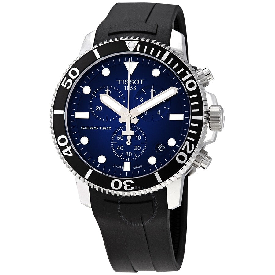 Tissot Seastar 1000 Chronograph Blue Dial Men's Watch T120.417.17.041.00 - Dawson Watches