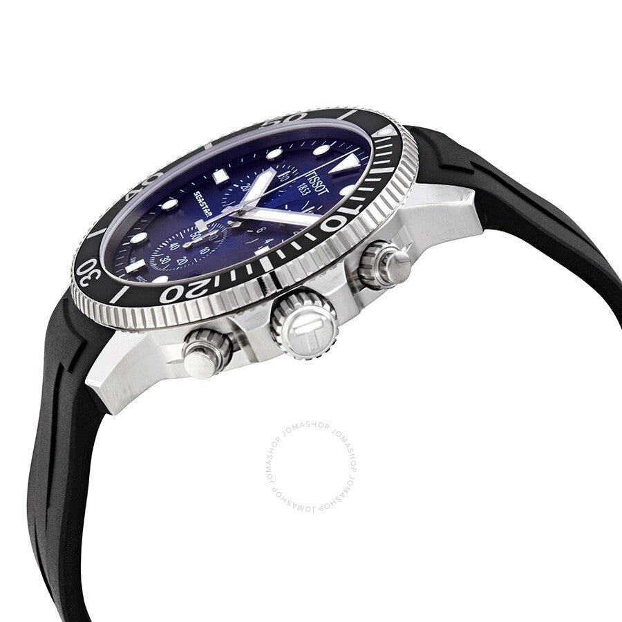 Tissot Seastar 1000 Chronograph Blue Dial Men's Watch T120.417.17.041.00 - Dawson Watches #2