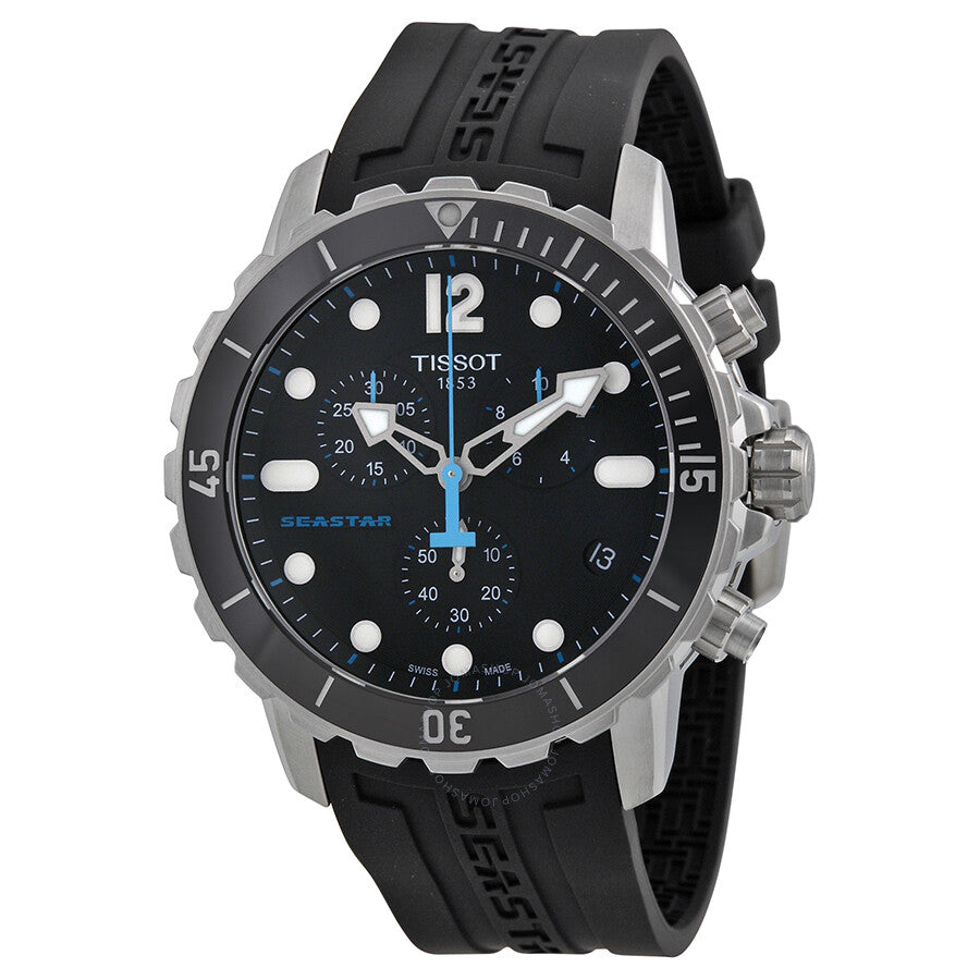 Tissot Seastar 1000 Chronograph Black Dial Men's Watch T0664171705700 - Dawson Watches