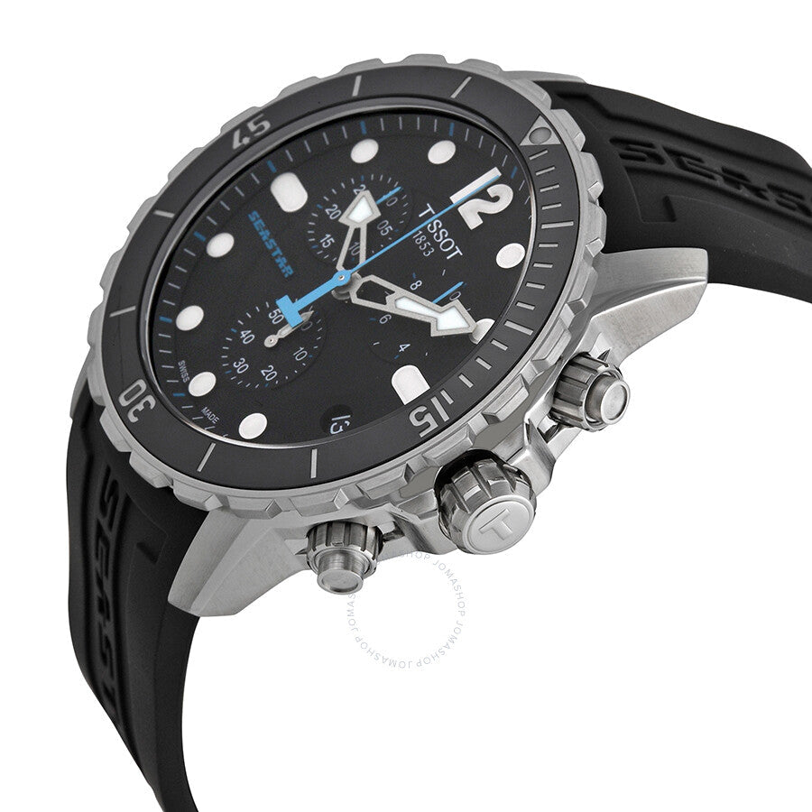Tissot Seastar 1000 Chronograph Black Dial Men's Watch T0664171705700 - Dawson Watches #2