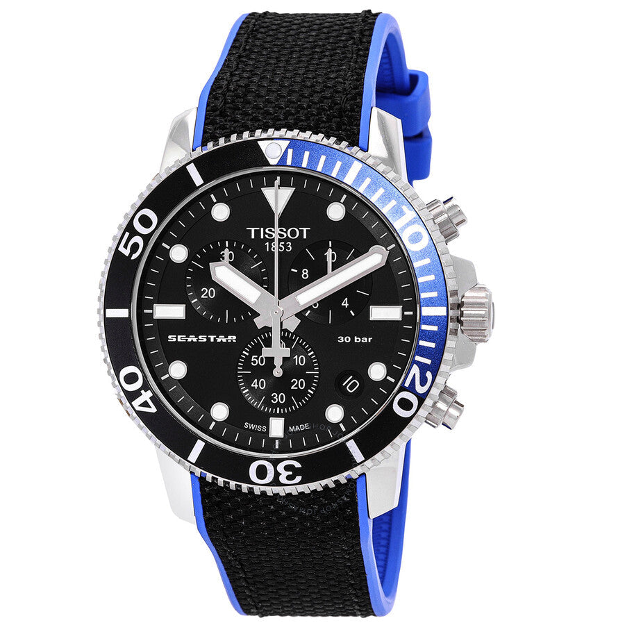 Tissot Seastar 1000 Chronograph Quartz Black Dial Men's Watch T120.417.17.051.03 - Dawson Watches