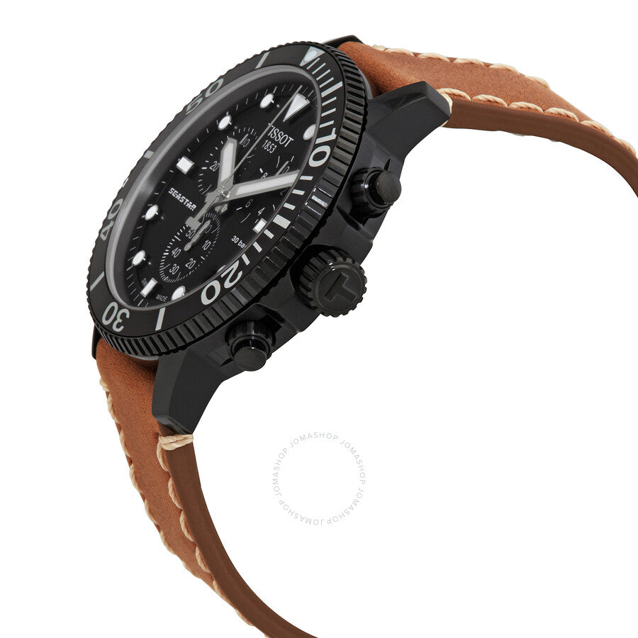 Tissot Seastar 1000 Chronograph Quartz Black Dial Men's Watch T1204173605100 - Dawson Watches #2