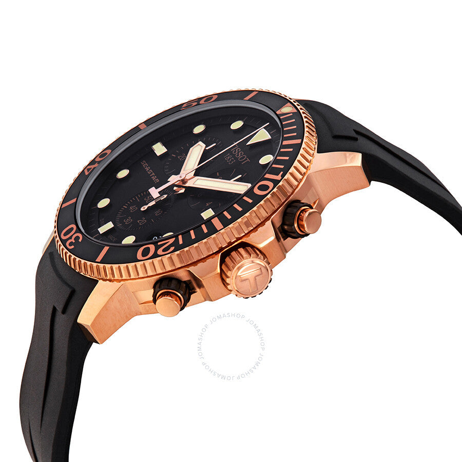 Tissot Seastar 1000 Chronograph Quartz Black Dial Men's Watch T1204173705100 - Dawson Watches #2