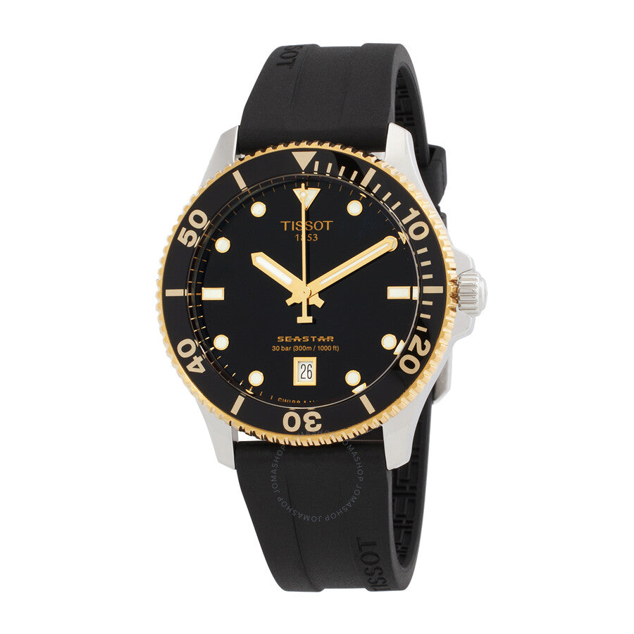 Tissot Seastar 1000 Quartz Black Dial Men's Watch T120.410.27.051.00 - Dawson Watches