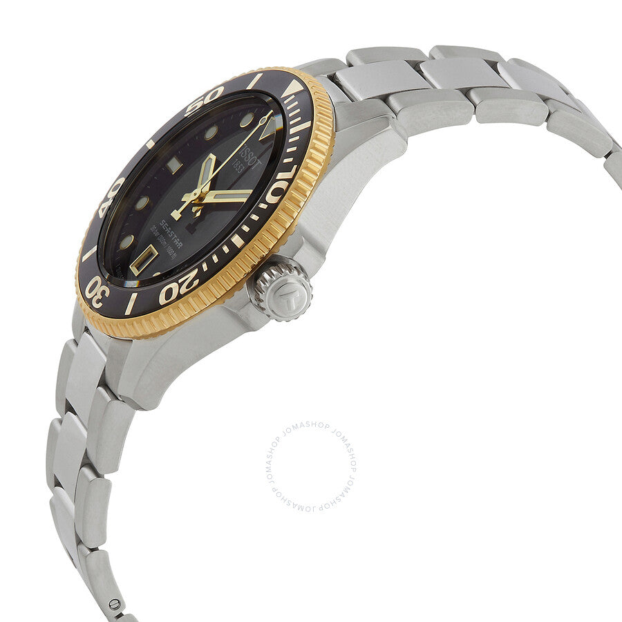 Tissot Seastar 1000 Quartz Black Dial Unisex Watch T1202102105100 - Dawson Watches #2