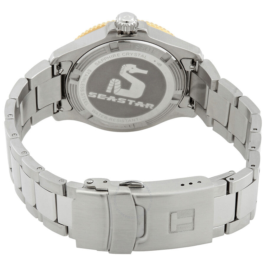 Tissot Seastar 1000 Quartz Black Dial Unisex Watch T1202102105100 - Dawson Watches #3
