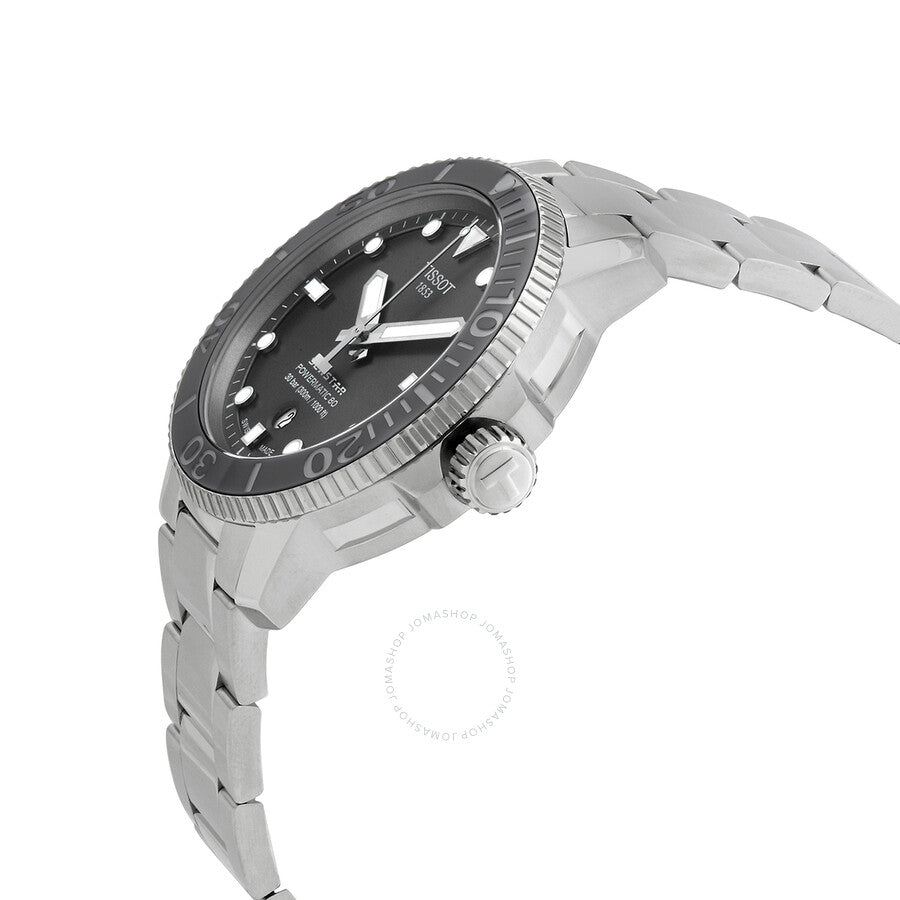 Tissot Seastar Automatic Grey Dial Men's Watch T120.407.11.081.01 - Dawson Watches #2