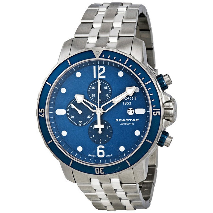 Tissot Seastar Chronograph Blue Dial Men's Watch T066.427.11.047.00 - Dawson Watches