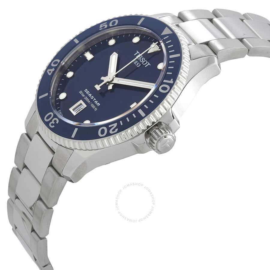 Tissot Seastar Quartz Blue Dial Men's Watch T120.410.11.041.00 - Dawson Watches #2