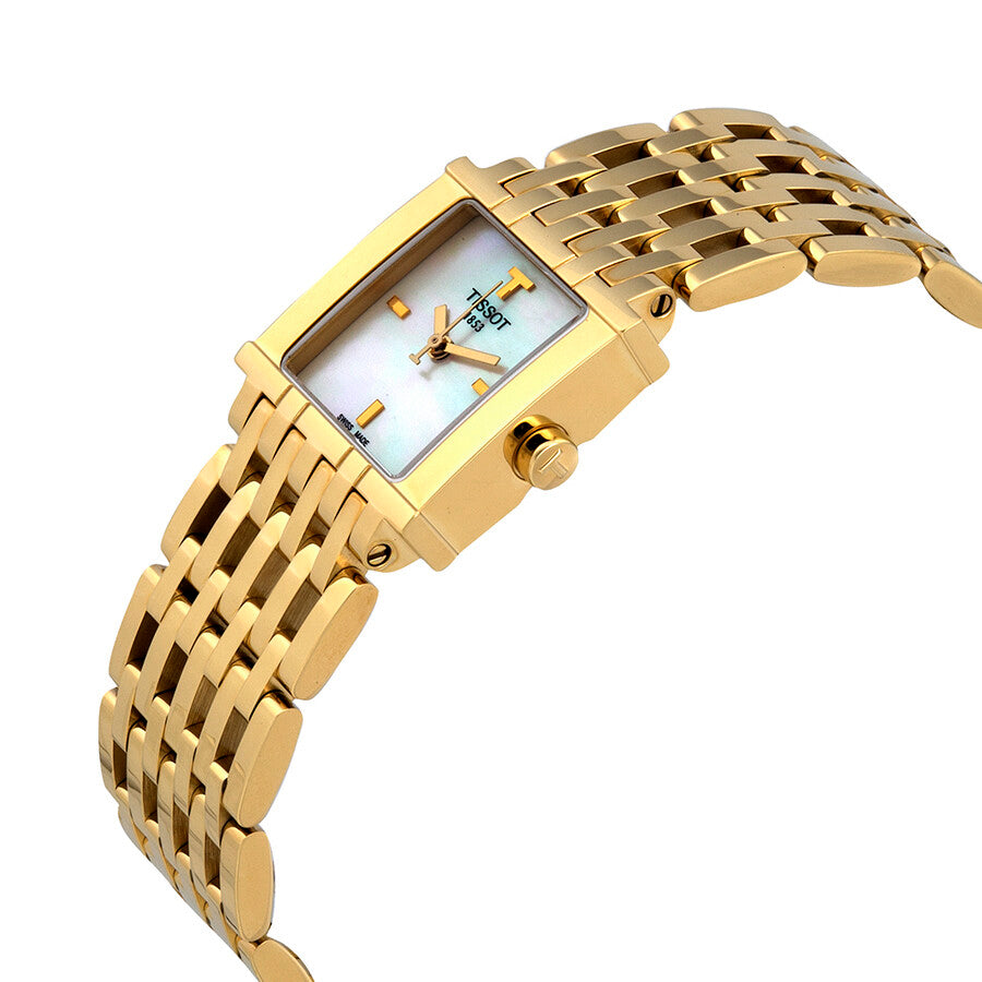Tissot Six-T Mother of Pearl Dial Gold-Tone Ladies Watch T02.5.181.85 - Dawson Watches #2