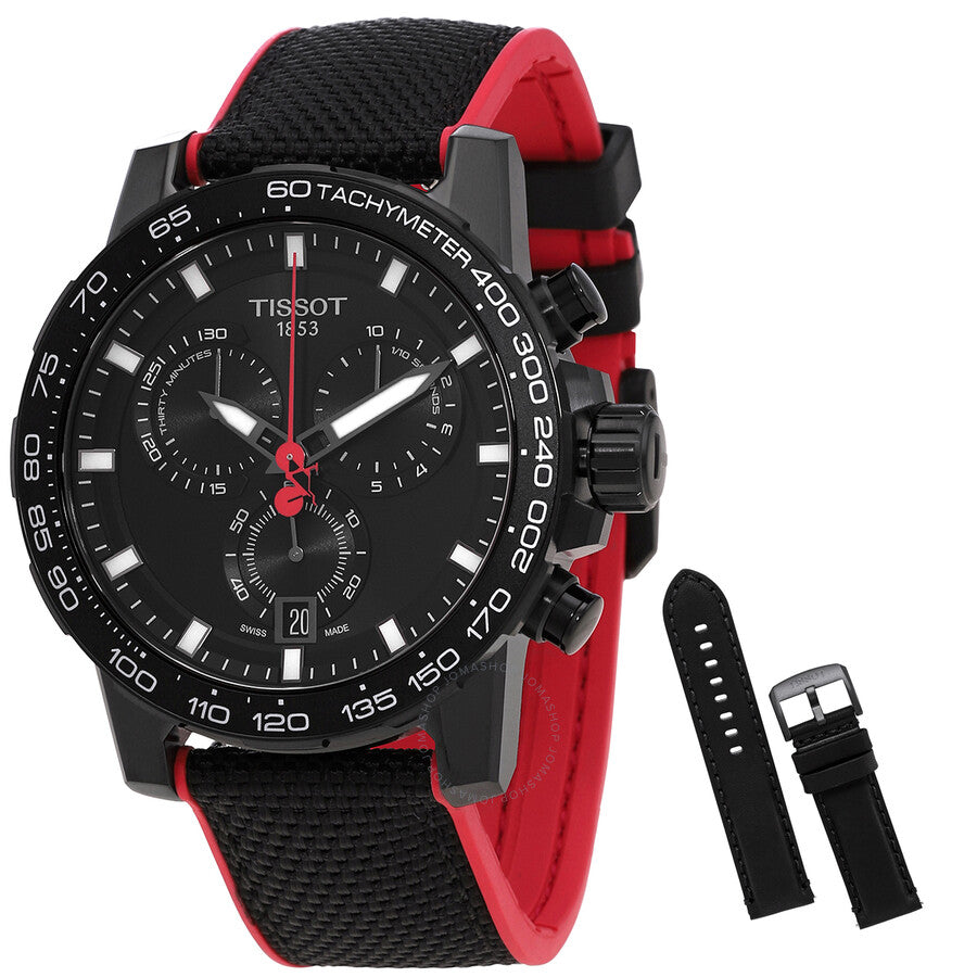 Tissot Supersport Chronograph Quartz Black Dial Men's Watch T125.617.37.051.00 - Dawson Watches