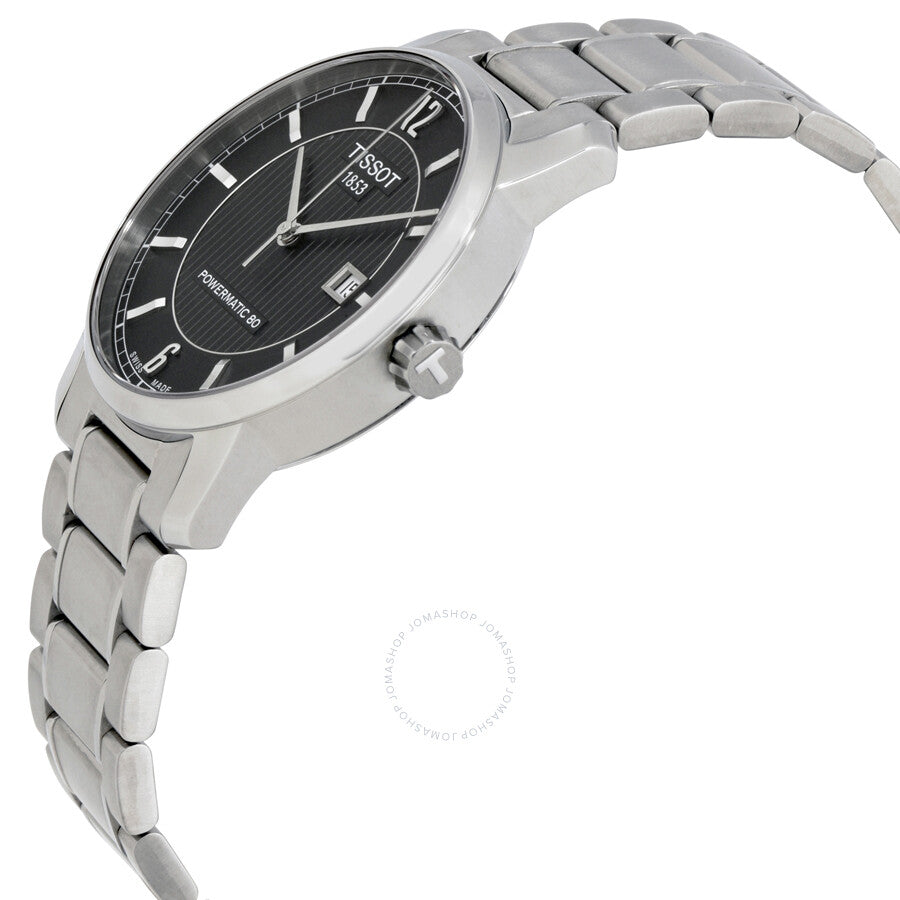 Tissot T-Classic Titanium Automatic Black Dial Men's Watch T0874074405700 - Dawson Watches #2