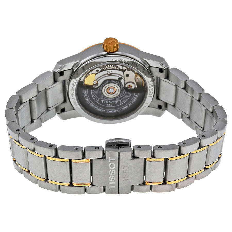 Tissot T-Classic Automatic Brown Dial Ladies Watch T0872075529700 - Dawson Watches #3