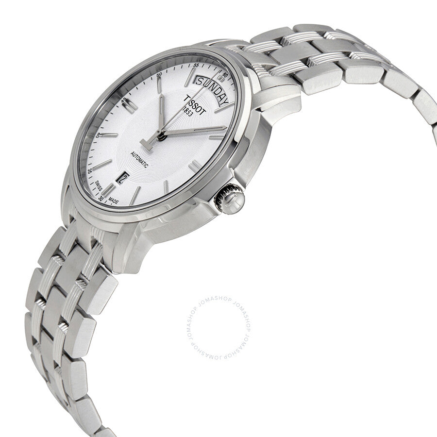 Tissot T-Classic Automatic III Day Date White Dial Men's Watch T065.930.11.031.00 - Dawson Watches #2
