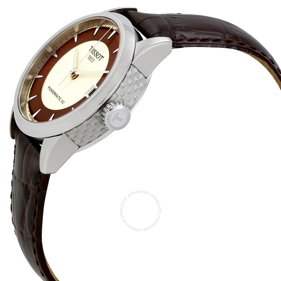 Tissot T-Classic Powermatic 80 Ivory Dial Ladies Watch T086.207.16.261.00 - Dawson Watches #2