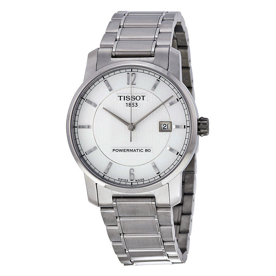 Tissot T-Classic Titanium Automatic Silver Dial Men's Watch T0874074403700 - Dawson Watches