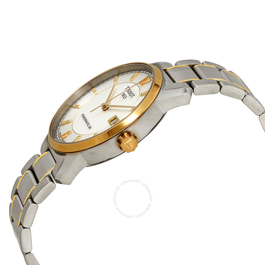 Tissot T-Classic Automatic Titanium Silver Dial Two-tone Men's Watch T0874075503700 - Dawson Watches #2