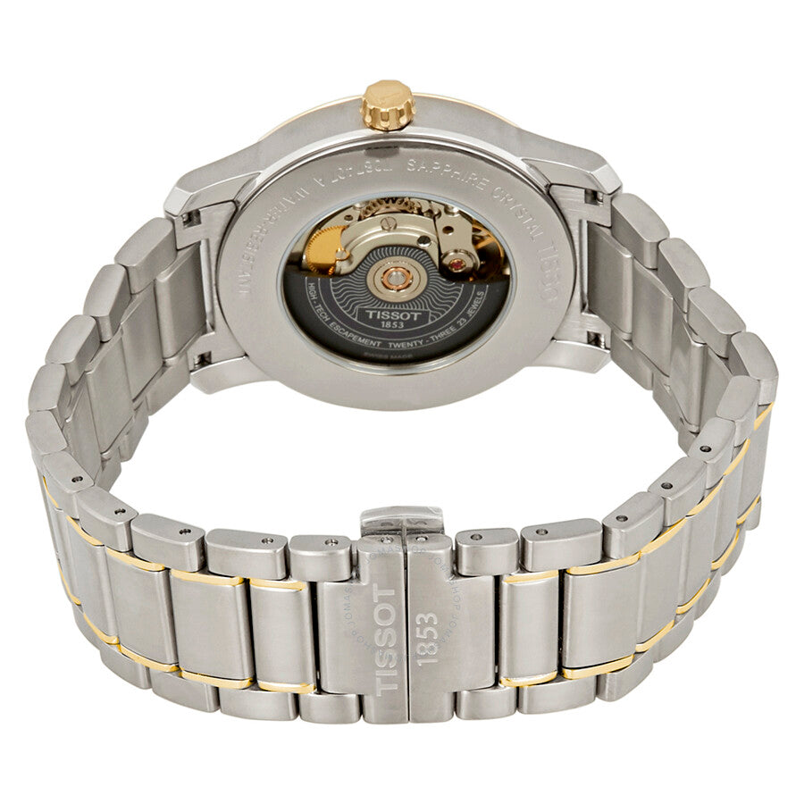Tissot T-Classic Automatic Titanium Silver Dial Two-tone Men's Watch T0874075503700 - Dawson Watches #3